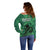 Pakistan Cricket Off Shoulder Sweater Go Falcon World Cup 2023 Sporty Style - Wonder Print Shop