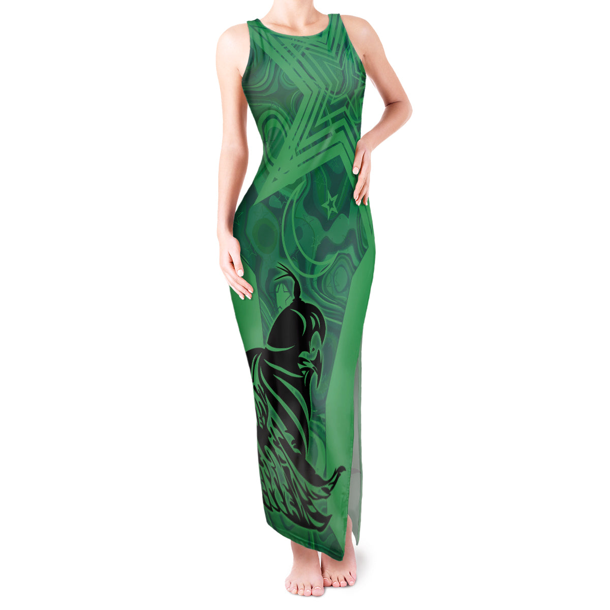 pakistan-cricket-tank-maxi-dress-go-falcon-world-cup-2023-sporty-style