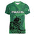 Pakistan Cricket Women V Neck T Shirt Go Falcon World Cup 2023 Sporty Style - Wonder Print Shop