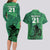 Custom Pakistan Cricket Couples Matching Long Sleeve Bodycon Dress and Hawaiian Shirt Go Falcon World Cup 2023 Sporty Style LT9 - Wonder Print Shop