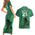 Custom Pakistan Cricket Couples Matching Short Sleeve Bodycon Dress and Hawaiian Shirt Go Falcon World Cup 2023 Sporty Style LT9 - Wonder Print Shop