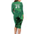 Custom Pakistan Cricket Family Matching Long Sleeve Bodycon Dress and Hawaiian Shirt Go Falcon World Cup 2023 Sporty Style LT9 - Wonder Print Shop