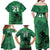 Custom Pakistan Cricket Family Matching Off Shoulder Maxi Dress and Hawaiian Shirt Go Falcon World Cup 2023 Sporty Style LT9 - Wonder Print Shop