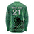 Custom Pakistan Cricket Long Sleeve Shirt Go Falcon World Cup 2023 Sporty Style - Wonder Print Shop