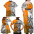 Fiji Australia Rugby Family Matching Off Shoulder Maxi Dress and Hawaiian Shirt World Cup 2023 Polynesia Tapa Mixed Indigenous Aboriginal LT9 - Wonder Print Shop