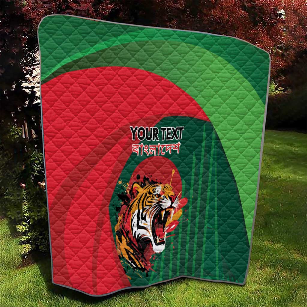 Royal Bengal Tiger Bangladesh Personalized Quilt - Wonder Print Shop
