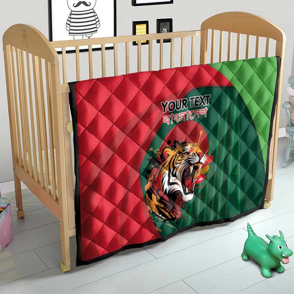 Royal Bengal Tiger Bangladesh Personalized Quilt - Wonder Print Shop