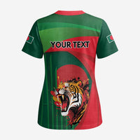 Royal Bengal Tiger Bangladesh Personalized Scrub Top - Wonder Print Shop