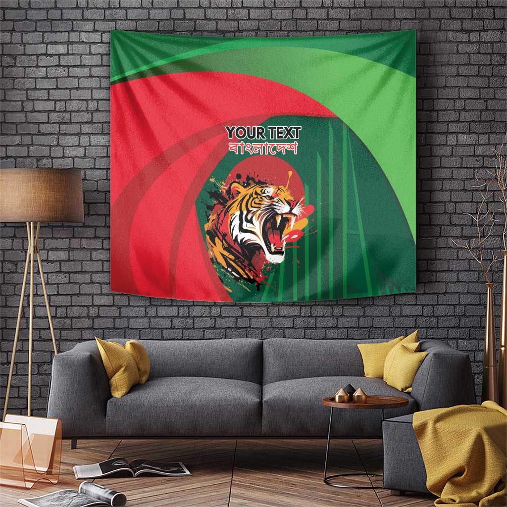 Royal Bengal Tiger Bangladesh Personalized Tapestry - Wonder Print Shop