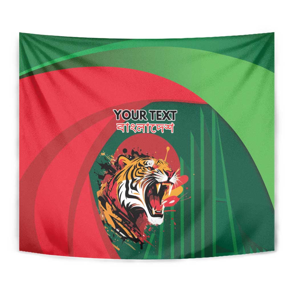 Royal Bengal Tiger Bangladesh Personalized Tapestry - Wonder Print Shop