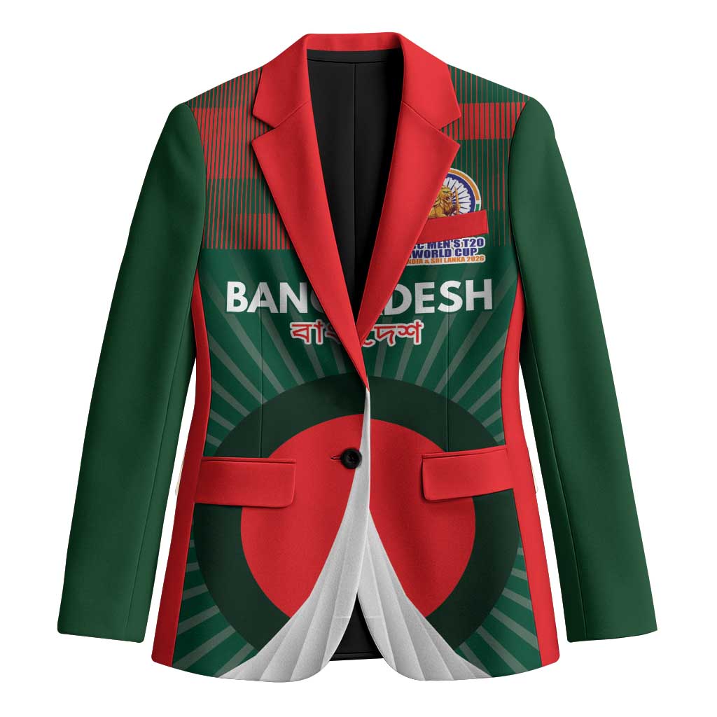 Custom Bangladesh Cricket Spirit 2026 Blazer World T20 Edition - Bengal Tiger - Wonder Print Shop