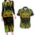 Feather Mask Mardi Gras Couples Matching Long Sleeve Bodycon Dress and Hawaiian Shirt LT9 - Wonder Print Shop