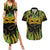 Feather Mask Mardi Gras Couples Matching Summer Maxi Dress and Hawaiian Shirt LT9 - Wonder Print Shop