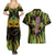 Feather Mask Mardi Gras Couples Matching Summer Maxi Dress and Hawaiian Shirt LT9 - Wonder Print Shop