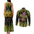 Feather Mask Mardi Gras Couples Matching Tank Maxi Dress and Long Sleeve Button Shirt LT9 - Wonder Print Shop