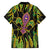 Feather Mask Mardi Gras Family Matching Long Sleeve Bodycon Dress and Hawaiian Shirt LT9 - Wonder Print Shop