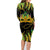 Feather Mask Mardi Gras Family Matching Long Sleeve Bodycon Dress and Hawaiian Shirt LT9 - Wonder Print Shop