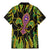 Feather Mask Mardi Gras Family Matching Mermaid Dress and Hawaiian Shirt LT9 - Wonder Print Shop