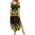 Feather Mask Mardi Gras Family Matching Summer Maxi Dress and Hawaiian Shirt - Wonder Print Shop