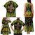 Feather Mask Mardi Gras Family Matching Tank Maxi Dress and Hawaiian Shirt - Wonder Print Shop