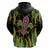 Feather Mask Mardi Gras Hoodie - Wonder Print Shop