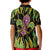 Feather Mask Mardi Gras Kid Polo Shirt - Wonder Print Shop