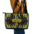 Feather Mask Mardi Gras Leather Tote Bag - Wonder Print Shop