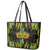 Feather Mask Mardi Gras Leather Tote Bag - Wonder Print Shop