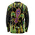 Feather Mask Mardi Gras Long Sleeve Shirt - Wonder Print Shop