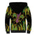 Feather Mask Mardi Gras Sherpa Hoodie - Wonder Print Shop