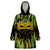 Feather Mask Mardi Gras Wearable Blanket Hoodie - Wonder Print Shop