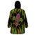 Feather Mask Mardi Gras Wearable Blanket Hoodie - Wonder Print Shop