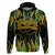 Feather Mask Mardi Gras Zip Hoodie - Wonder Print Shop