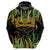 Feather Mask Mardi Gras Zip Hoodie - Wonder Print Shop