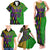 Peace Love Mardi Gras Family Matching Tank Maxi Dress and Hawaiian Shirt Carnival Masks With Feathers - Wonder Print Shop