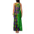 Peace Love Mardi Gras Family Matching Tank Maxi Dress and Hawaiian Shirt Carnival Masks With Feathers - Wonder Print Shop