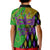 Peace Love Mardi Gras Kid Polo Shirt Carnival Masks With Feathers - Wonder Print Shop