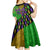 Peace Love Mardi Gras Kid Short Sleeve Dress Carnival Masks With Feathers - Wonder Print Shop