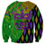 Peace Love Mardi Gras Sweatshirt Carnival Masks With Feathers - Wonder Print Shop