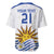 Custom Uruguay La Celeste Football Champions Baseball Jersey Glory To The Sky Blue LT9 - Wonder Print Shop