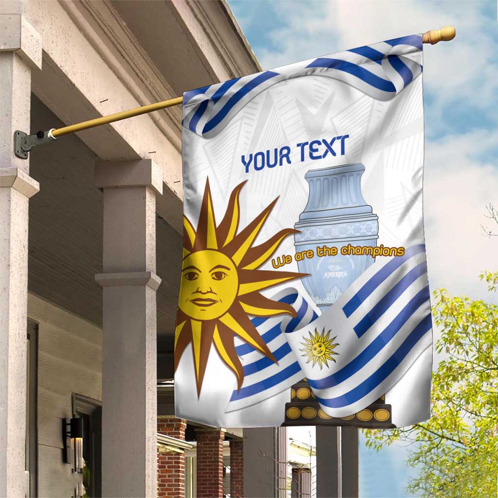 Custom Uruguay La Celeste Football Champions Garden Flag Glory To The Sky Blue - Wonder Print Shop