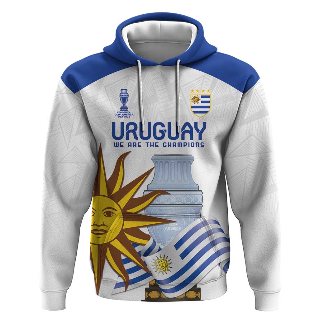 Custom Uruguay La Celeste Football Champions Hoodie Glory To The Sky Blue - Wonder Print Shop