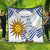 Custom Uruguay La Celeste Football Champions Quilt Glory To The Sky Blue