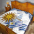 Custom Uruguay La Celeste Football Champions Quilt Glory To The Sky Blue