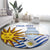 Custom Uruguay La Celeste Football Champions Round Carpet Glory To The Sky Blue