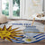 Custom Uruguay La Celeste Football Champions Round Carpet Glory To The Sky Blue