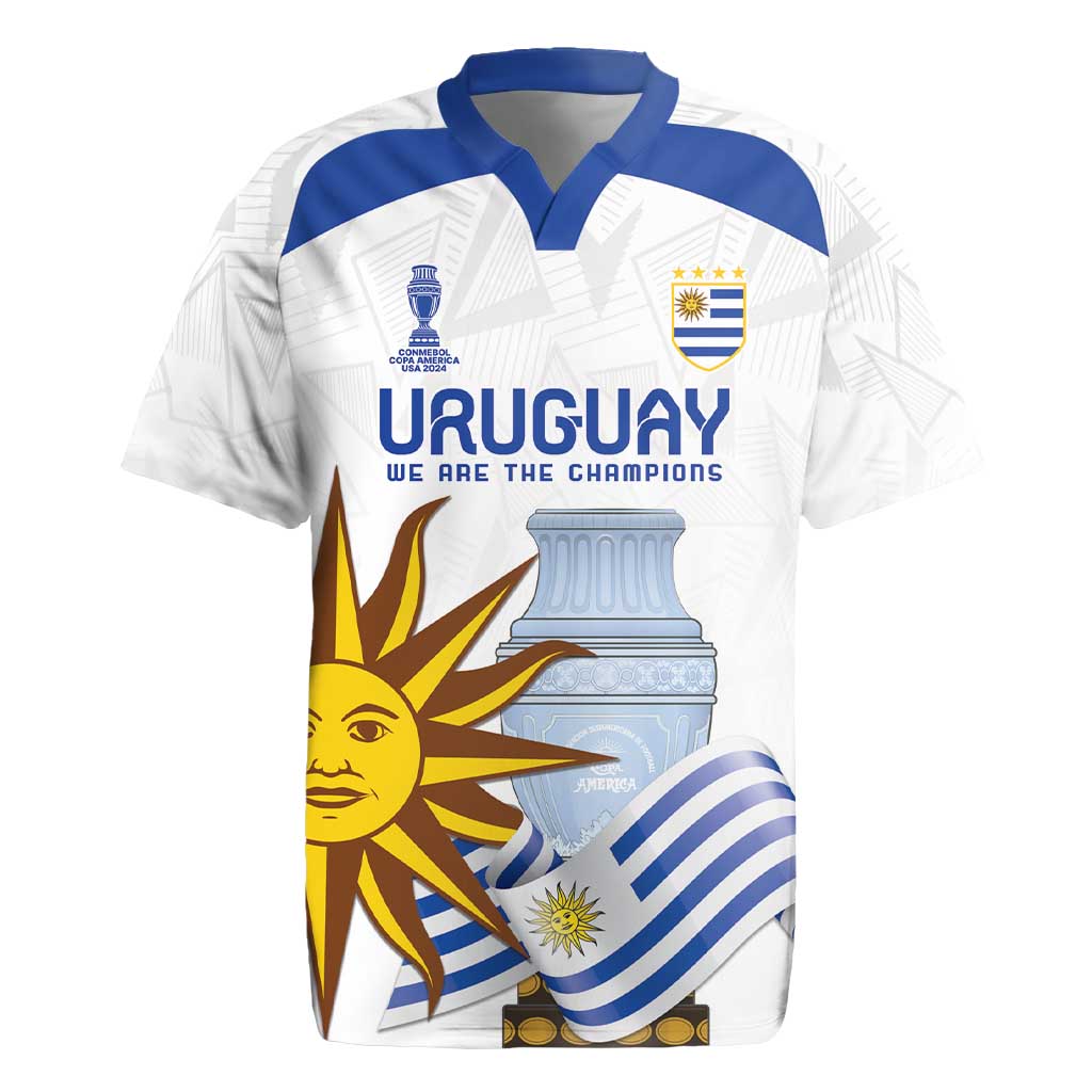 Custom Uruguay La Celeste Football Champions Rugby Jersey Glory To The Sky Blue - Wonder Print Shop