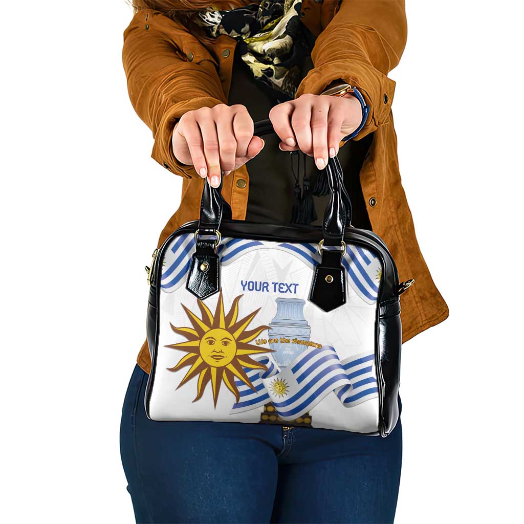 Custom Uruguay La Celeste Football Champions Shoulder Handbag Glory To The Sky Blue