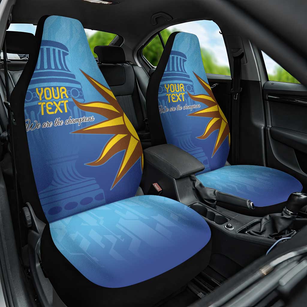 Custom Uruguay La Celeste Football Car Seat Cover Go Champions 2024 LT9 - Wonder Print Shop