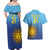 Custom Uruguay La Celeste Football Couples Matching Off Shoulder Maxi Dress and Hawaiian Shirt Go Champions 2024 LT9 - Wonder Print Shop